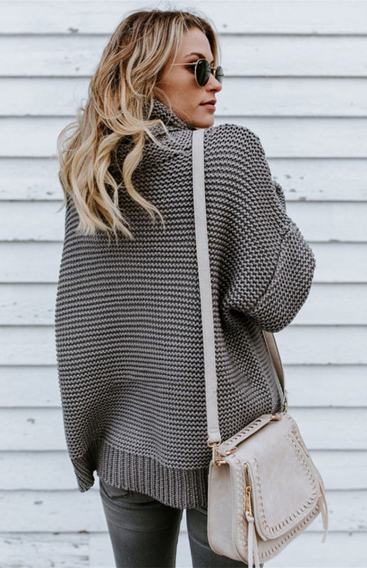 Brooklyn High Neck Pullover Sweater
