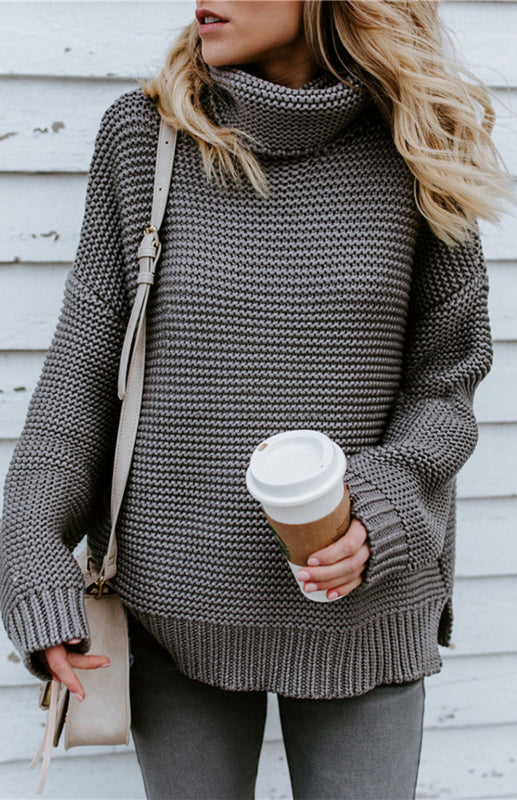 Brooklyn High Neck Pullover Sweater