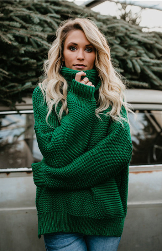 Brooklyn High Neck Pullover Sweater