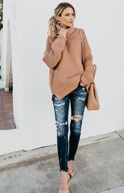 Brooklyn High Neck Pullover Sweater
