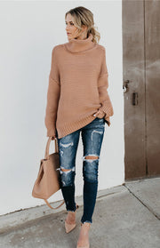 Brooklyn High Neck Pullover Sweater