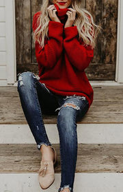 Brooklyn High Neck Pullover Sweater