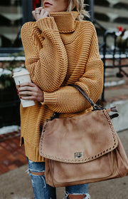 Brooklyn High Neck Pullover Sweater