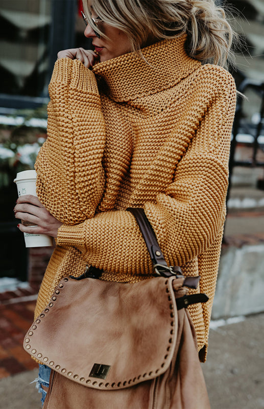 Brooklyn High Neck Pullover Sweater