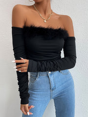 Celine Retro Hair Collar Tube Top
