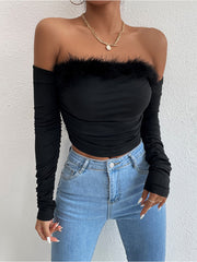 Celine Retro Hair Collar Tube Top