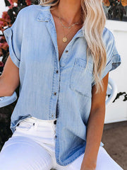Wednesday Denim Button-up Shirt