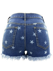 One Star Denim Shorts