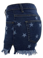 One Star Denim Shorts