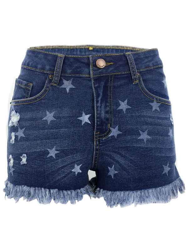 One Star Denim Shorts
