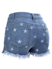One Star Denim Shorts