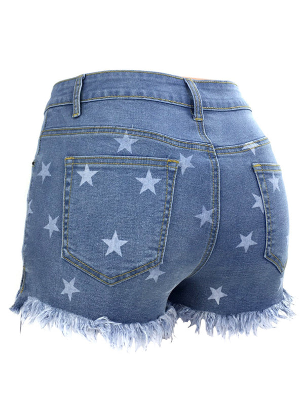 One Star Denim Shorts