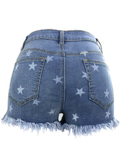 One Star Denim Shorts
