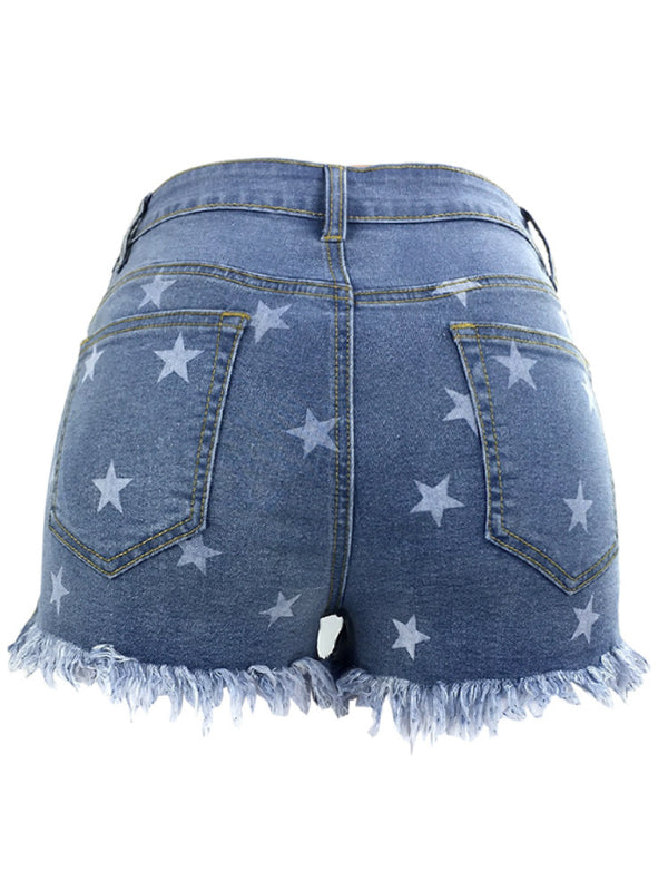 One Star Denim Shorts