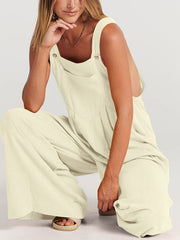 Oma Cotton/Linen One-piece Overalls