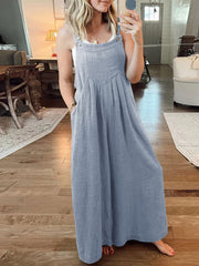 Oma Cotton/Linen One-piece Overalls