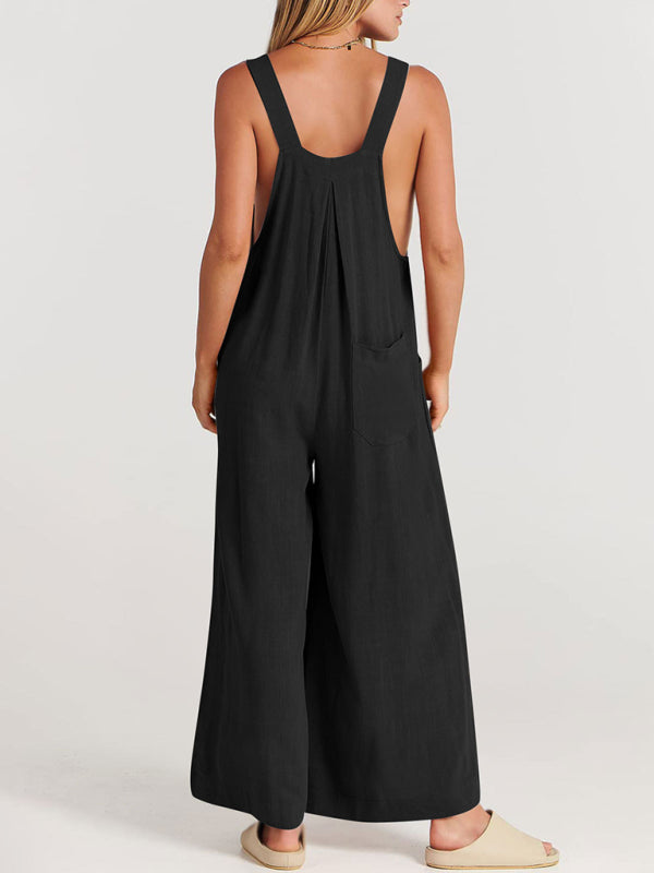 Oma Cotton/Linen One-piece Overalls