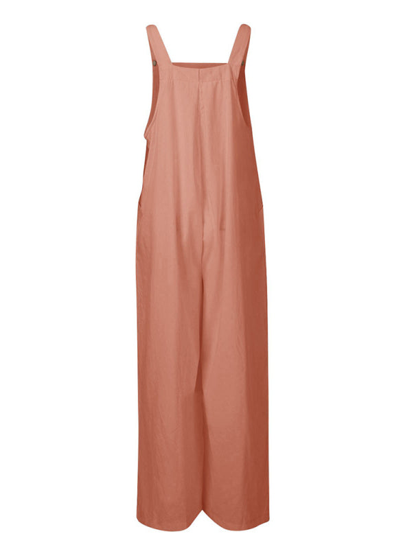 Oma Cotton/Linen One-piece Overalls