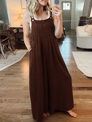 Oma Cotton/Linen One-piece Overalls