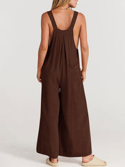 Oma Cotton/Linen One-piece Overalls