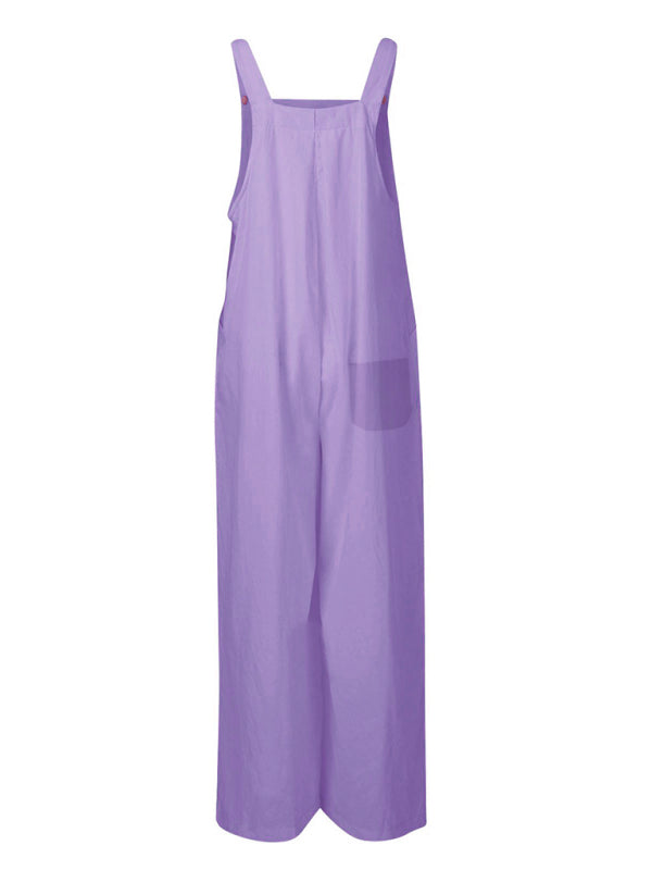 Oma Cotton/Linen One-piece Overalls