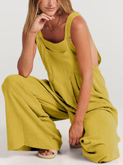 Oma Cotton/Linen One-piece Overalls