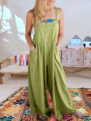 Oma Cotton/Linen One-piece Overalls