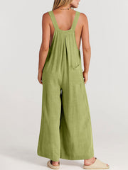 Oma Cotton/Linen One-piece Overalls