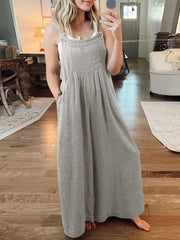 Oma Cotton/Linen One-piece Overalls