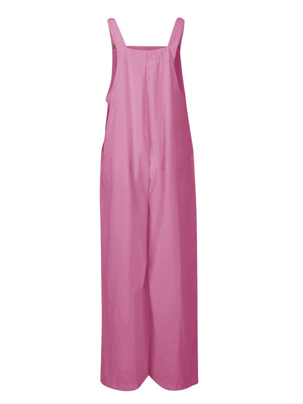 Oma Cotton/Linen One-piece Overalls