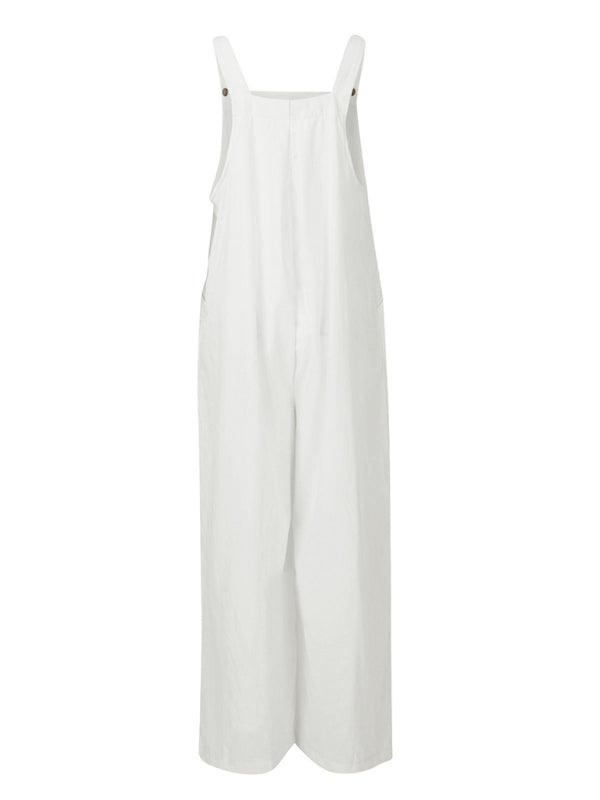 Oma Cotton/Linen One-piece Overalls