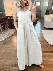 Oma Cotton/Linen One-piece Overalls