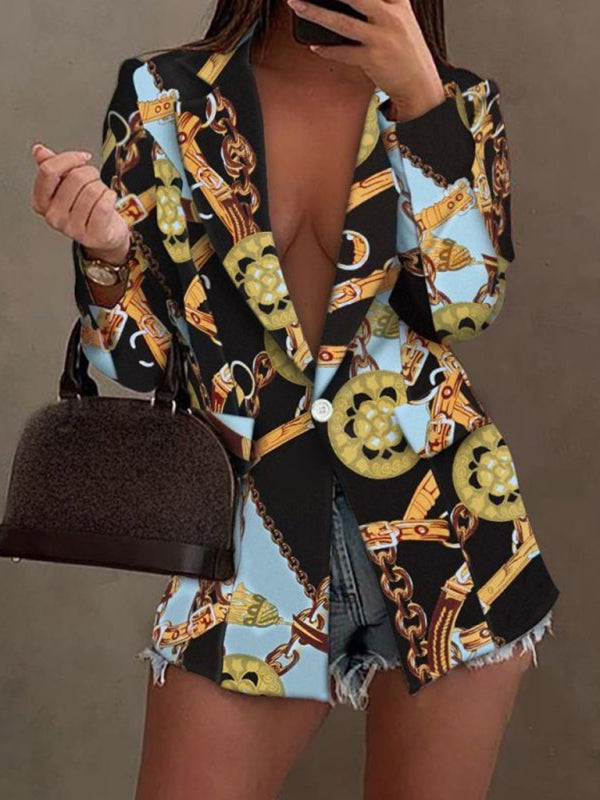 Gilly Jacquard Printed Jacket