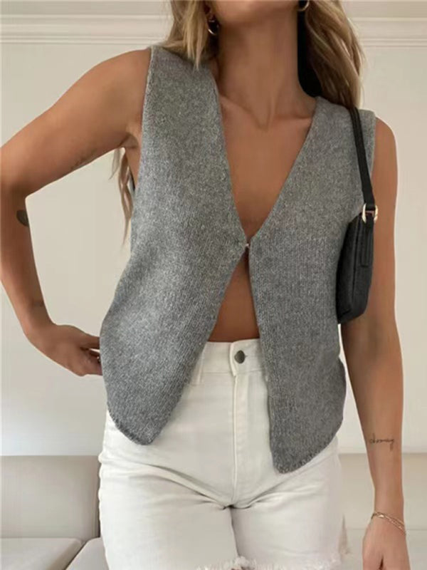 Hot Girl Knitted Cardigan Top