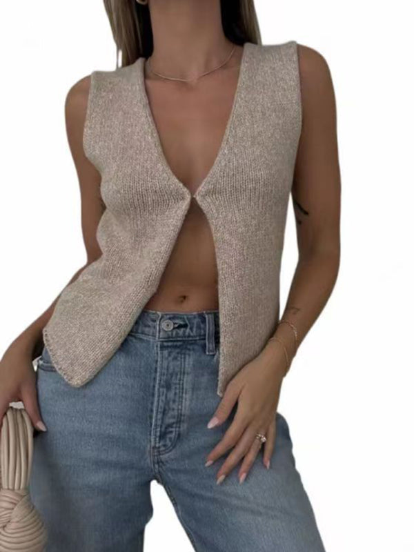 Hot Girl Knitted Cardigan Top