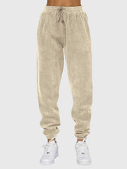 Me Time Corduroy Pullover Long Sleeve Two-piece Set