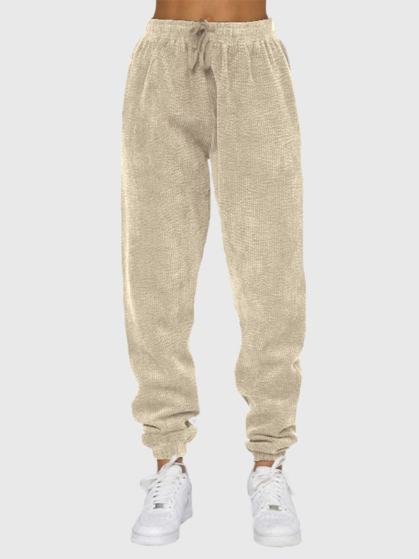Me Time Corduroy Pullover Long Sleeve Two-piece Set