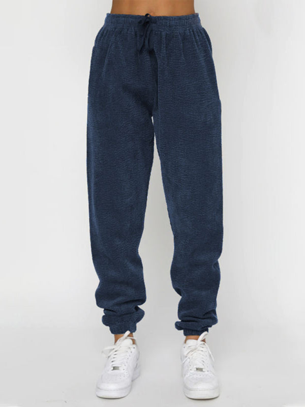 Me Time Corduroy Pullover Long Sleeve Two-piece Set
