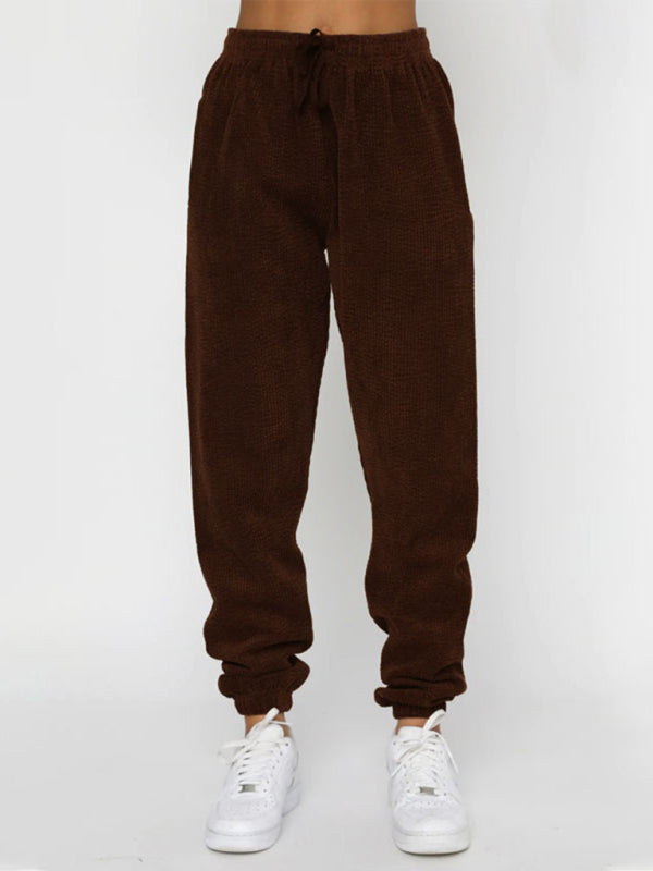 Me Time Corduroy Pullover Long Sleeve Two-piece Set
