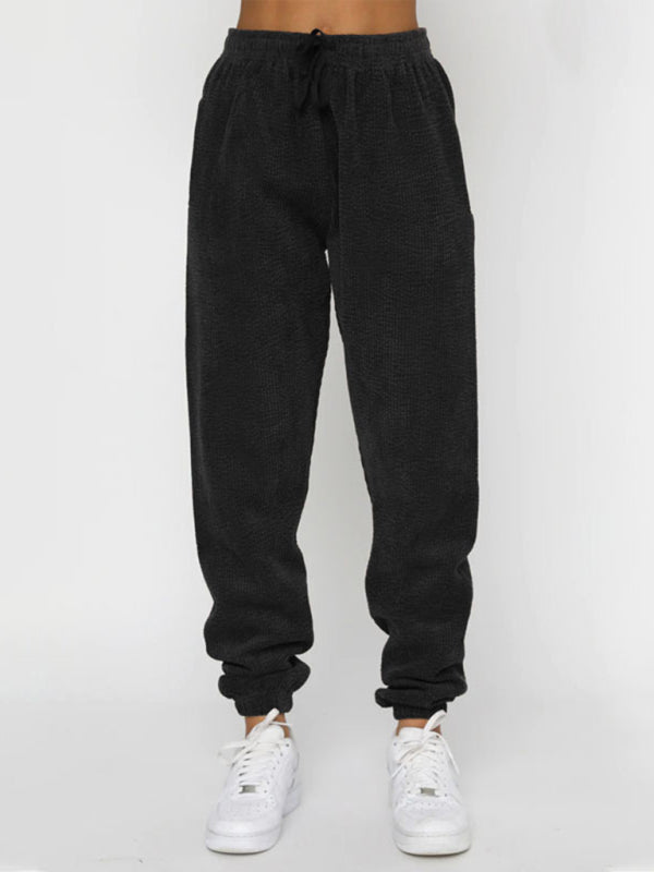 Me Time Corduroy Pullover Long Sleeve Two-piece Set