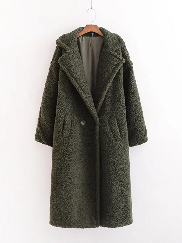 Meagan Lambswool Teddy Fur Coat
