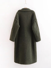 Meagan Lambswool Teddy Fur Coat