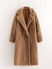 Meagan Lambswool Teddy Fur Coat
