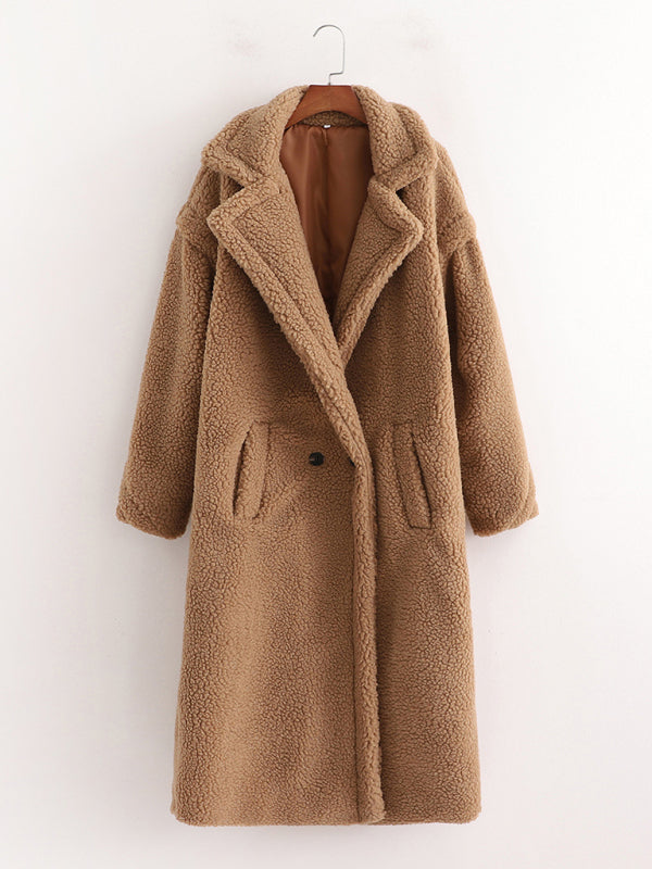 Meagan Lambswool Teddy Fur Coat
