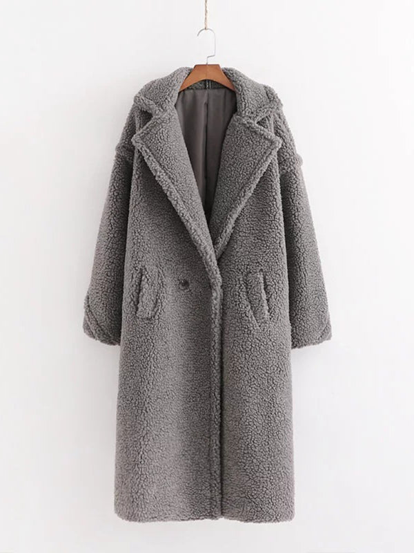 Meagan Lambswool Teddy Fur Coat