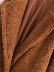 Meagan Lambswool Teddy Fur Coat
