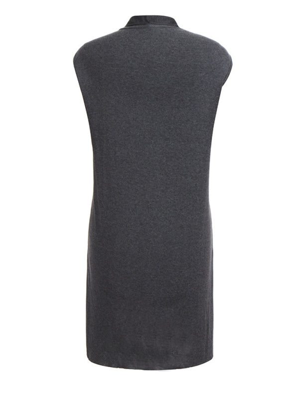 Say Yes Mid-length Cardigan Vest