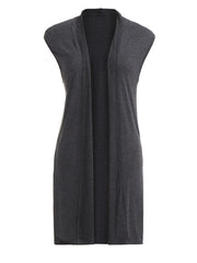 Say Yes Mid-length Cardigan Vest