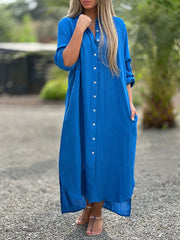 Nerissa Long Button Down Dress