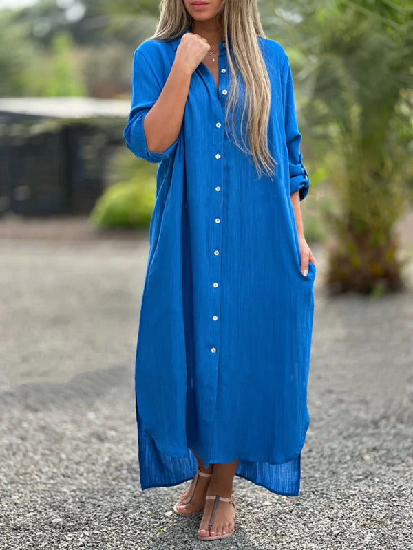 Nerissa Long Button Down Dress